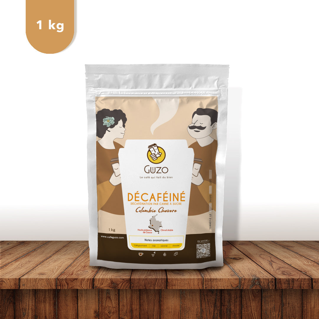 Vue sachet Café Décaféine - Colombie