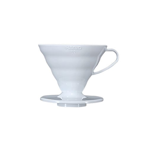 Porte filtre Hario V60 - 4 tasses - porcelaine blanche