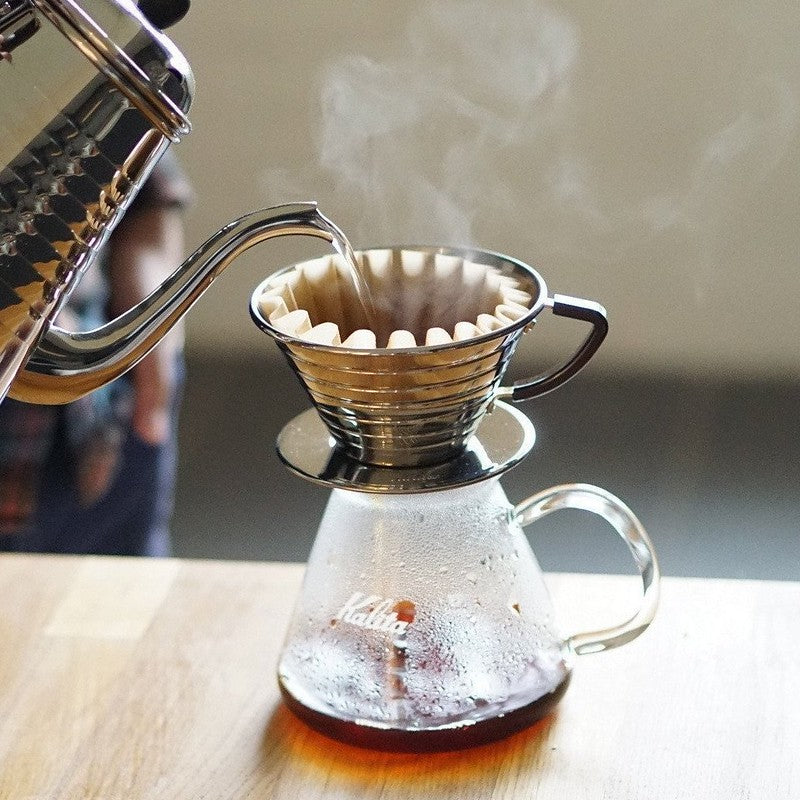 Dripper métal KALITA Wave 185 / Café Guzo