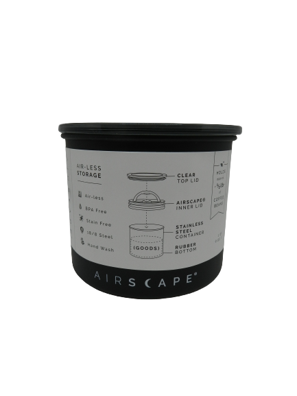 Boîte métal 250gr noire mat Airscape