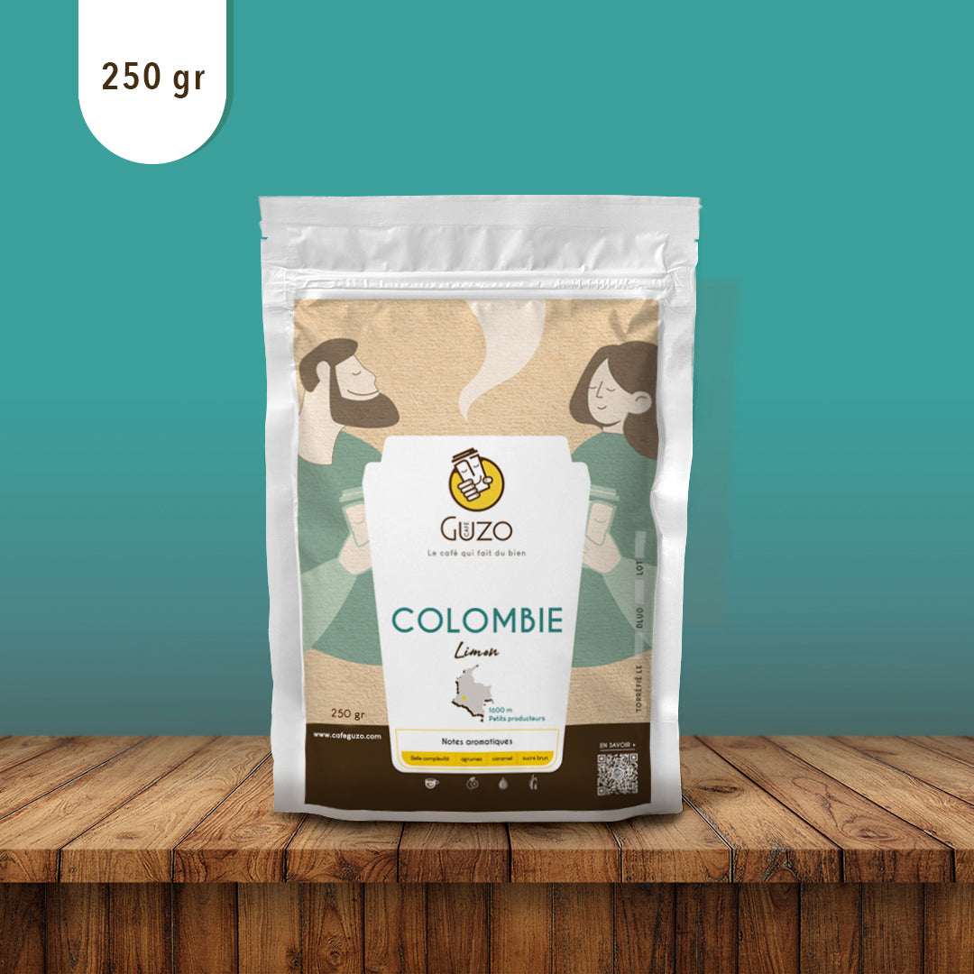 Sachet de café de Colombie Limon 250gr